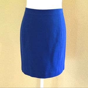 ANN TAYLOR COBALT BLUE PENCIL SKIRT